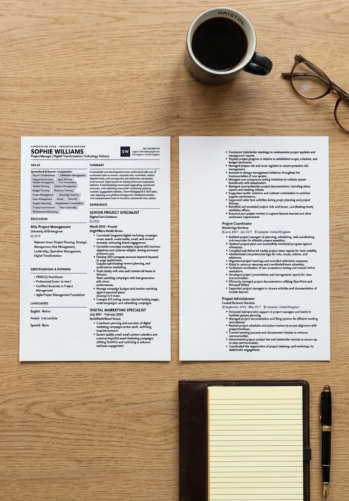 Nordic Minimal resume template
